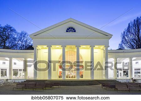 Wandelhalle in the spa garden, Bad Oeynhausen, East Westphalia, North Rhine-Westphalia, Germany, Europe View Large Photo Image Stock Photography - Wandelhalle in the spa garden, Bad Oeynhausen, East Westphalia, North Rhine-Westphalia, Germany, Europe. Fotosearch