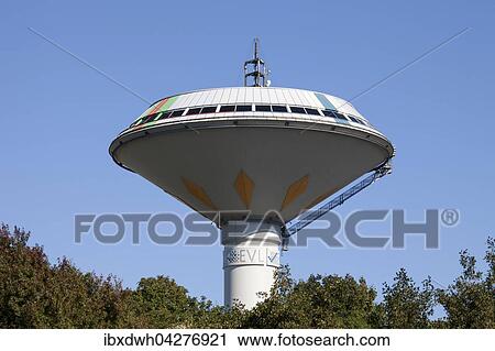 Wasserturm der Energieversorgung Leverkusen, EVL, Leverkusen, Nordrhein-Westfalen, Deutschland, Europa View Large Photo Image Stock Image - Wasserturm der Energieversorgung Leverkusen, EVL, Leverkusen, Nordrhein-Westfalen, Deutschland, Europa. Fotosearch
