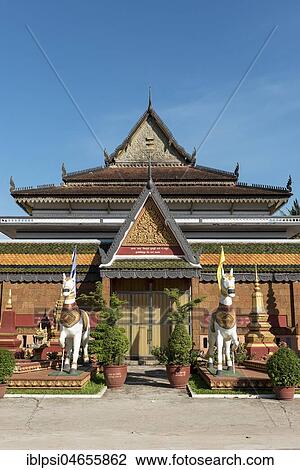 Stock Image - Wat Preah Prohm Rath temple, Siem Reap, Cambodia, Asia. Fotosearch