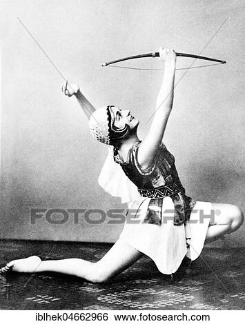 Stock Photograph - Woman with Bow, Dancer, 1920s, Germany, Europe. Fotosearch