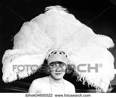 Woman with huge feather hat, 1920s, Germany, Europe View Large Photo Image Stock Image - Woman with huge feather hat, 1920s, Germany, Europe. Fotosearch
