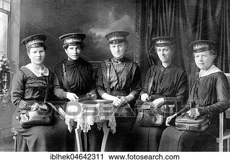 Women in uniform of an urban gasworks, 1930s, Germany, Europe View Large Photo Image Stock Image - Women in uniform of an urban gasworks, 1930s, Germany, Europe. Fotosearch