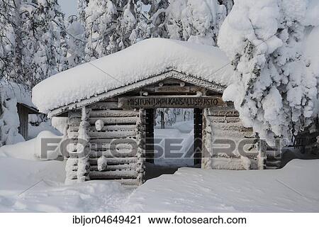 Wooden cabin, entrance, Riisitunturi National Park, Posio, Lapland, Scandinavia, Finland, Europe View Large Photo Image Stock Image - Wooden cabin, entrance, Riisitunturi National Park, Posio, Lapland, Scandinavia, Finland, Europe. Fotosearch