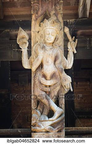 Wooden hinduism figure, Uma Maheshwar Temple, Temple deity statue, Kirtipur, Nepal, Asia View Large Photo Image Picture - Wooden hinduism figure, Uma Maheshwar Temple, Temple deity statue, Kirtipur, Nepal, Asia. Fotosearch