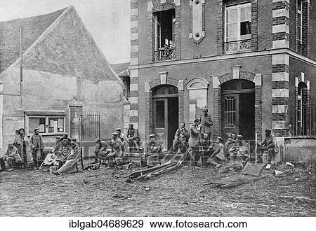 Wounded German soldiers in front of the Varreddes city hall, Seine et Marne Department, France, Europe View Large Photo Image Stock Photo - Wounded German soldiers in front of the Varreddes city hall, Seine et Marne Department, France, Europe. Fotosearch
