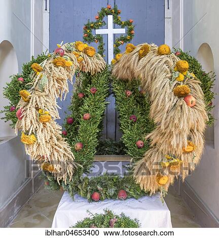 Wreath for Thanksgiving, pilgrimage church Hafnerberg, Nöstach, Lower Austria, Austria, Europe View Large Photo Image Stock Image - Wreath for Thanksgiving, pilgrimage church Hafnerberg, Nöstach, Lower Austria, Austria, Europe. Fotosearch