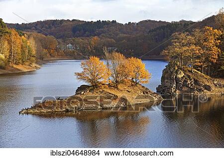 Wuppertalsperre in autumn, Remscheid, Bergisches Land, North Rhine-Westphalia, Germany, Europe View Large Photo Image Picture - Wuppertalsperre in autumn, Remscheid, Bergisches Land, North Rhine-Westphalia, Germany, Europe. Fotosearch