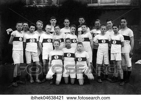 Young people take a group photo, 1930s, exact location unknown, Germany, Europe View Large Photo Image Stock Image - Young people take a group photo, 1930s, exact location unknown, Germany, Europe. Fotosearch