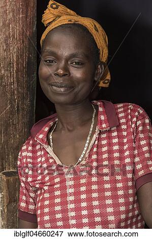 Stock Photo - Young woman, portrait, Ari tribe, Southern Nations Nationalities and Peoples' Region, Ethiopia, Africa. Fotosearch