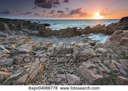 Abendstimmung am Kustenabschnitt Hovs Hallar, Naturschutzgebiet, Bjarehalvon Halbinsel, Bastad, Skane lan, Schweden, Europa View Large Photo Image Stock Photo - Abendstimmung am Kustenabschnitt Hovs Hallar, Naturschutzgebiet, Bjarehalvon Halbinsel, Bastad, Skane lan, Schweden, Europa. Fotosearch