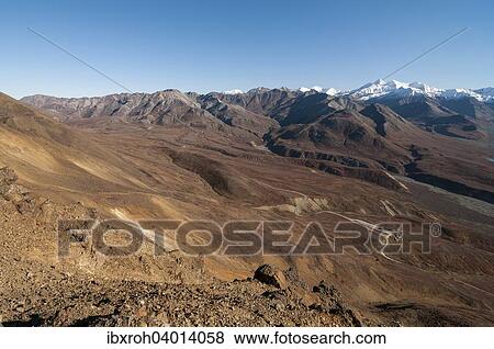 Stock Photo - Alaska Range, Denali-Nationalpark, Alaska, USA, Nordamerika. Fotosearch