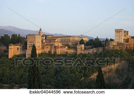 Alhambra, Granada, Andalusien, Spanien, Europa View Large Photo Image Stock Photograph - Alhambra, Granada, Andalusien, Spanien, Europa. Fotosearch