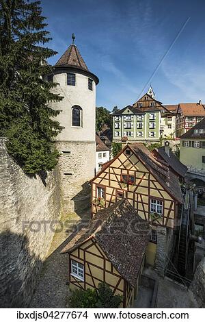 Alte Fachwerkmuhle, Meersburg, Bodensee, Baden-Wurttemberg, Deutschland, Europa View Large Photo Image Picture - Alte Fachwerkmuhle, Meersburg, Bodensee, Baden-Wurttemberg, Deutschland, Europa. Fotosearch