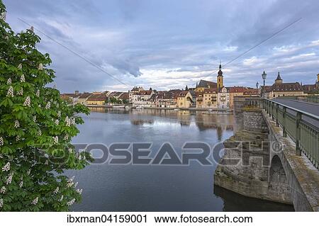 Alte Mainbrucke und Main, Kitzingen, Mainfranken, Unterfranken, Franken, Bayern, Deutschland, Europa View Large Photo Image Stock Image - Alte Mainbrucke und Main, Kitzingen, Mainfranken, Unterfranken, Franken, Bayern, Deutschland, Europa. Fotosearch