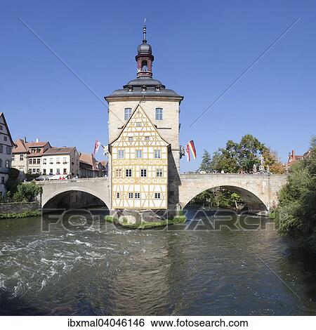 Altes Rathaus, UNESCO Weltkulturerbe, Regnitz, Bamberg, Franken, Bayern, Deutschland, Europa View Large Photo Image Stock Photograph - Altes Rathaus, UNESCO Weltkulturerbe, Regnitz, Bamberg, Franken, Bayern, Deutschland, Europa. Fotosearch