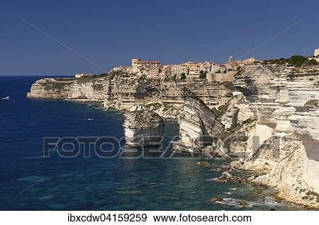 Stock Photo - Altstadt, Bonifacio, Korsika, Frankreich, Europa. Fotosearch