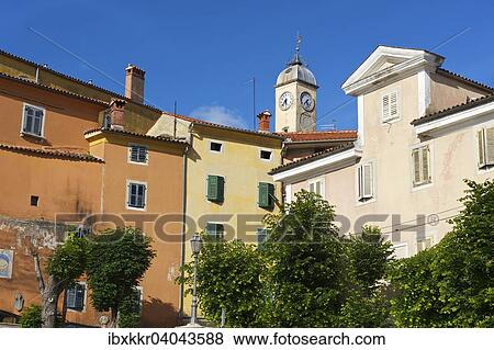 Altstadt, Labin, Istrien, Kroatien, Europa View Large Photo Image Stock Photo - Altstadt, Labin, Istrien, Kroatien, Europa. Fotosearch