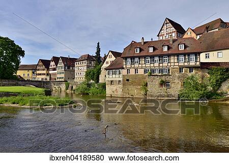 Altstadt, Schwabisch Hall, Baden-Wurttemberg, Deutschland, Europa View Large Photo Image Stock Image - Altstadt, Schwabisch Hall, Baden-Wurttemberg, Deutschland, Europa. Fotosearch