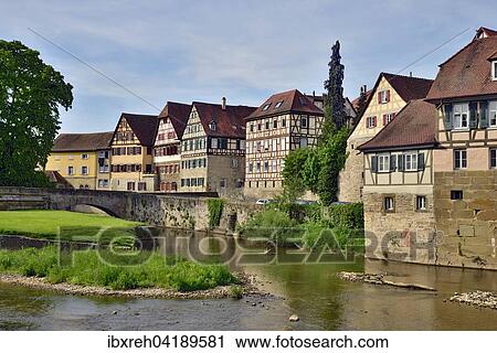 Altstadt, Schwabisch Hall, Baden-Wurttemberg, Deutschland, Europa View Large Photo Image Stock Image - Altstadt, Schwabisch Hall, Baden-Wurttemberg, Deutschland, Europa. Fotosearch