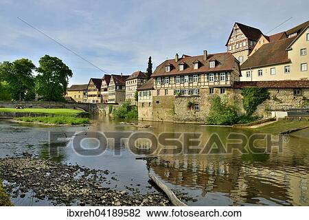 Altstadt, Schwabisch Hall, Baden-Wurttemberg, Deutschland, Europa View Large Photo Image Stock Image - Altstadt, Schwabisch Hall, Baden-Wurttemberg, Deutschland, Europa. Fotosearch