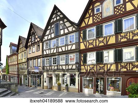 Stock Photo - Altstadt, Schwabisch Hall, Baden-Wurttemberg, Deutschland, Europa. Fotosearch