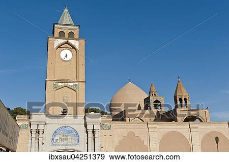 Stock Photo - Armenische Apostolische Kirche, Vank-Kathedrale, Jolfa oder Dschulfa-Viertel, Isfahan, Iran. Fotosearch