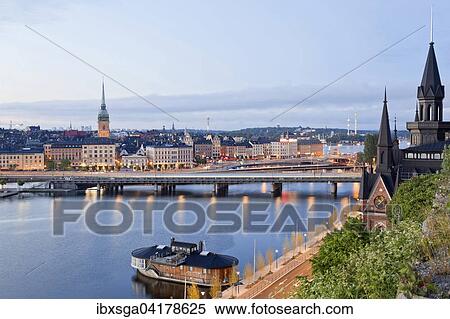 Ausblick auf Altstadt, Gamla Stan, Stockholm, Schweden, Europa View Large Photo Image Stock Photography - Ausblick auf Altstadt, Gamla Stan, Stockholm, Schweden, Europa. Fotosearch