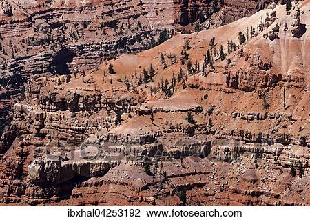 Ausblick auf bizarre Sandsteinerosionen im Amphitheater, Cedar Breaks National Monument, Utah, USA, Nordamerika View Large Photo Image Stock Image - Ausblick auf bizarre Sandsteinerosionen im Amphitheater, Cedar Breaks National Monument, Utah, USA, Nordamerika. Fotosearch