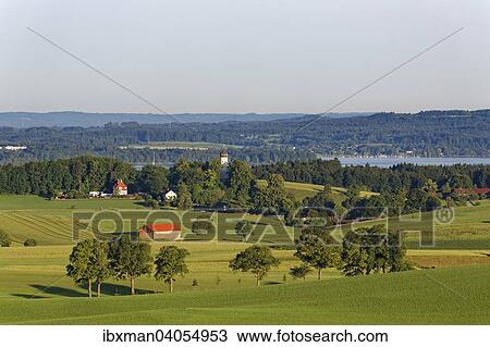 Ausblick vom Furst-Tegernberg uber Holzhausen und Starnberger See, Munsing, Oberbayern, Bayern, Deutschland, Europa View Large Photo Image Stock Image - Ausblick vom Furst-Tegernberg uber Holzhausen und Starnberger See, Munsing, Oberbayern, Bayern, Deutschland, Europa. Fotosearch