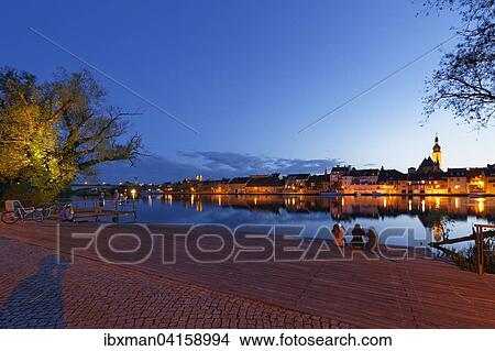 Ausblick vom Gartenschaugelande uber den Main, Kitzingen, Mainfranken, Unterfranken, Franken, Bayern, Deutschland, Europa View Large Photo Image Picture - Ausblick vom Gartenschaugelande uber den Main, Kitzingen, Mainfranken, Unterfranken, Franken, Bayern, Deutschland, Europa. Fotosearch