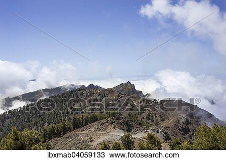 Ausblick vom Pico de las Nieves, Lavalandschaft, Nationalpark Caldera de Taburiente, Degollada del Barranco de la Madera, La Palma, Kanarische Inseln, Spanien, Europa View Large Photo Image Stock Image - Ausblick vom Pico de las Nieves, Lavalandschaft, Nationalpark Caldera de Taburiente, Degollada del Barranco de la Madera, La Palma, Kanarische Inseln, Spanien, Europa. Fotosearch