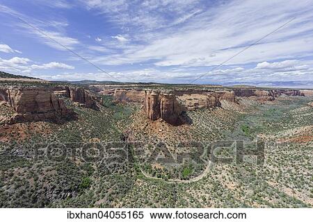 Ausblick vom Ute Canyon View, Colorado National Monument, Grand Junction, Colorado, USA, Nordamerika View Large Photo Image Stock Photography - Ausblick vom Ute Canyon View, Colorado National Monument, Grand Junction, Colorado, USA, Nordamerika. Fotosearch