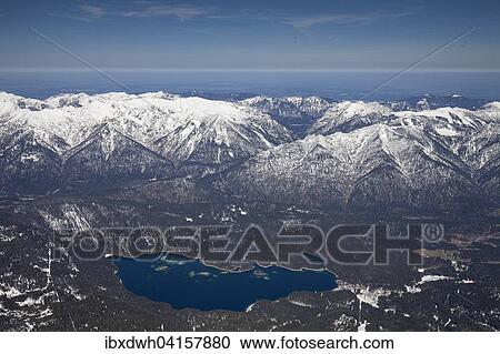 Ausblick von der Zugspitze auf den Eibsee und die Ammergauer Alpen, Oberbayern, Bayern, Deutschland, Europa View Large Photo Image Stock Image - Ausblick von der Zugspitze auf den Eibsee und die Ammergauer Alpen, Oberbayern, Bayern, Deutschland, Europa. Fotosearch