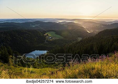 Ausblick zum Feldsee nach Osten vom Feldberg, Schwarzwald, Baden-Wurttemberg, Deutschland, Europa View Large Photo Image Picture - Ausblick zum Feldsee nach Osten vom Feldberg, Schwarzwald, Baden-Wurttemberg, Deutschland, Europa. Fotosearch
