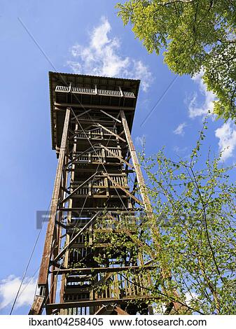 Aussichtsturm, Museumsturm auf dem Hungerberg, ehemalige Telegrafenstation, Vorden, Marienmunster, Nordrhein-Westfalen, Deutschland, Europa View Large Photo Image Stock Photography - Aussichtsturm, Museumsturm auf dem Hungerberg, ehemalige Telegrafenstation, Vorden, Marienmunster, Nordrhein-Westfalen, Deutschland, Europa. Fotosearch
