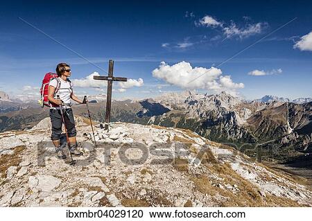 Bergsteiger beim Aufstieg auf die Cima Valacia uber den Klettersteig Via Ferrata F. Gadotti im Val San Nicolo im Fassatal, hinten die Marmolata-Sudwand, Dolomiten, Pozza di Fassa, Trentino, Trentino-Alto Adige, Italien, Europa View Large Photo Image Stock Image - Bergsteiger beim Aufstieg auf die Cima Valacia uber den Klettersteig Via Ferrata F. Gadotti im Val San Nicolo im Fassatal, hinten die Marmolata-Sudwand, Dolomiten, Pozza di Fassa, Trentino, Trentino-Alto Adige, Italien, Europa. Fotosearch
