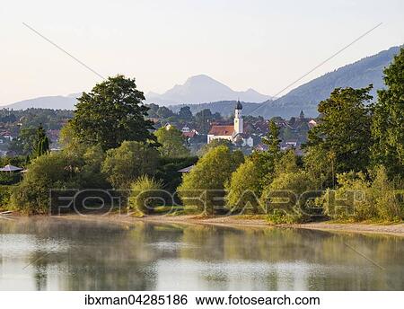 Bibisee mit Konigsdorf, Oberbayern, Bayern, Deutschland, Europa View Large Photo Image Stock Photograph - Bibisee mit Konigsdorf, Oberbayern, Bayern, Deutschland, Europa. Fotosearch