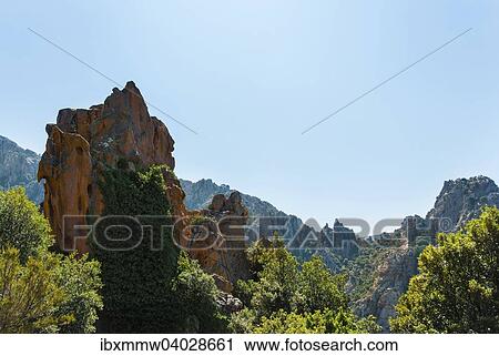 Bizarre Felsformationen, Calanche, Les Calanches de Piana, Golf von Porto, Corse-du-Sud, Korsika, Frankreich, Europa View Large Photo Image Stock Image - Bizarre Felsformationen, Calanche, Les Calanches de Piana, Golf von Porto, Corse-du-Sud, Korsika, Frankreich, Europa. Fotosearch