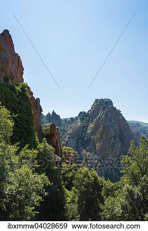 Bizarre Felsformationen, Calanche, Les Calanches de Piana, Golf von Porto, Corse-du-Sud, Korsika, Frankreich, Europa View Large Photo Image Stock Photo - Bizarre Felsformationen, Calanche, Les Calanches de Piana, Golf von Porto, Corse-du-Sud, Korsika, Frankreich, Europa. Fotosearch