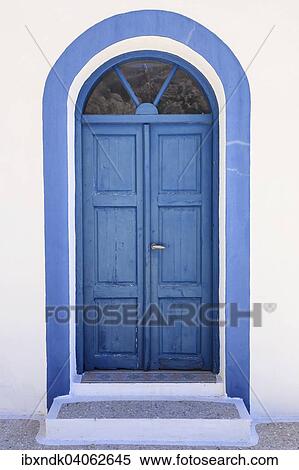 Blaue Tur, Karpathos, Dodekanes, Sudliche Aegais, Griechenland, Europa View Large Photo Image Stock Photography - Blaue Tur, Karpathos, Dodekanes, Sudliche Aegais, Griechenland, Europa. Fotosearch