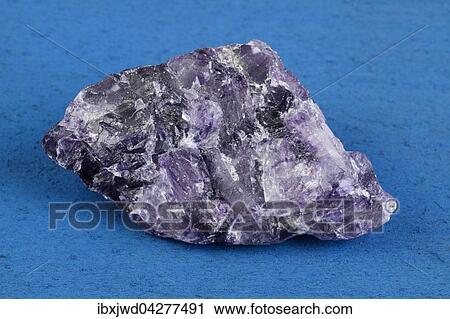 Stock Image - Blue John Mineral, Castleton, Derbyshire Peak District, England, Grossbritannien, Europa. Fotosearch