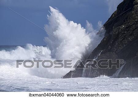 Brandung, Playa de Vallehermoso, La Gomera, Kanarische Inseln, Spanien, Europa View Large Photo Image Stock Image - Brandung, Playa de Vallehermoso, La Gomera, Kanarische Inseln, Spanien, Europa. Fotosearch