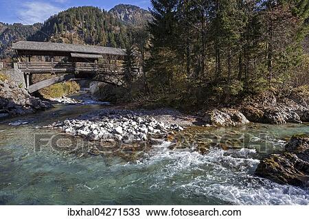 Brucke uber die Ostrach, Bruck bei Bad Hindelang, Allgau, Bayern, Deutschland, Europa View Large Photo Image Stock Image - Brucke uber die Ostrach, Bruck bei Bad Hindelang, Allgau, Bayern, Deutschland, Europa. Fotosearch