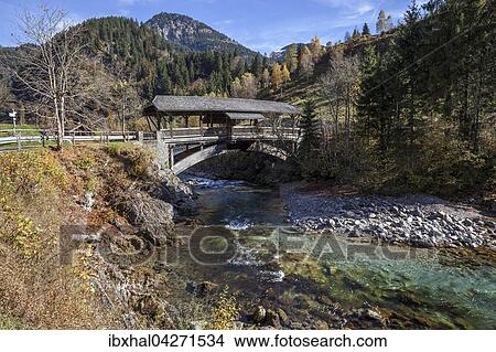 Brucke uber die Ostrach, Herbststimmung, Bruck bei Bad Hindelang, Allgau, Bayern, Deutschland, Europa View Large Photo Image Picture - Brucke uber die Ostrach, Herbststimmung, Bruck bei Bad Hindelang, Allgau, Bayern, Deutschland, Europa. Fotosearch