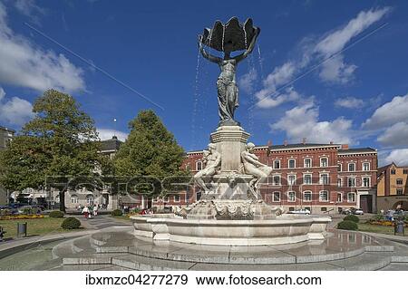 Brunnen Muschelminna, 1887, Postplatz, hinten Gerichtsgebaude, Gorlitz, Oberlausitz, Sachsen, Deutschland, Europa View Large Photo Image Stock Photo - Brunnen Muschelminna, 1887, Postplatz, hinten Gerichtsgebaude, Gorlitz, Oberlausitz, Sachsen, Deutschland, Europa. Fotosearch