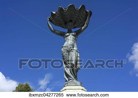 Stock Photography - Brunnen Muschelminna, 1887, Postplatz, Gorlitz, Oberlausitz, Sachsen, Deutschland, Europa. Fotosearch