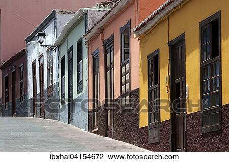 Bunte Hauser, Tazacorte, La Palma, Kanarische Inseln, Spanien, Europa View Large Photo Image Stock Image - Bunte Hauser, Tazacorte, La Palma, Kanarische Inseln, Spanien, Europa. Fotosearch