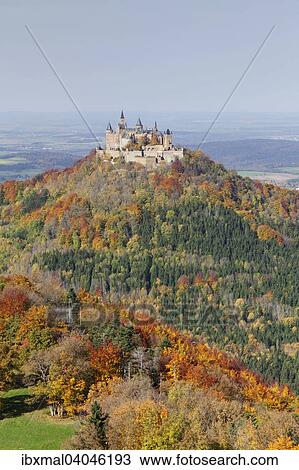 Burg Hohenzollern im Herbst, Zollernalb, Schwabische Alb, Baden-Wurttemberg, Deutschland, Europa View Large Photo Image Stock Image - Burg Hohenzollern im Herbst, Zollernalb, Schwabische Alb, Baden-Wurttemberg, Deutschland, Europa. Fotosearch
