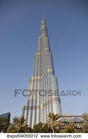Stock Image - Burj Khalifa, Dubai, Emirat Dubai, Vereinigte Arabische Emirate, Asien. Fotosearch