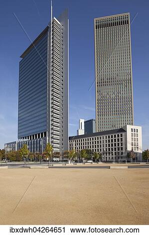 Buroturme mit Hochhaus Pollux, Frankfurt am Main, Hessen, Deutschland, Europa View Large Photo Image Stock Image - Buroturme mit Hochhaus Pollux, Frankfurt am Main, Hessen, Deutschland, Europa. Fotosearch